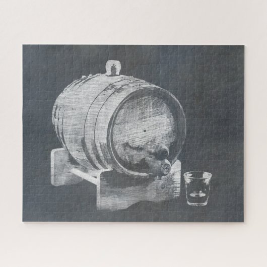 Whisky Barrel Legpuzzel (Horizontaal)