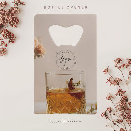 whisky | Boho Flowers | esthetisch Creditkaart Flessenopener