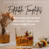 whisky | Boho Flowers | Esthetische Onderzetters