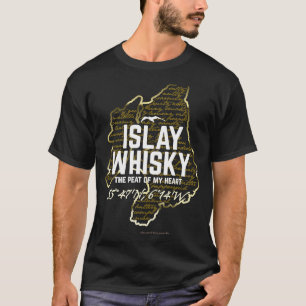 Whisky Design Kustlijn van Islay & Proefnotities T-shirt