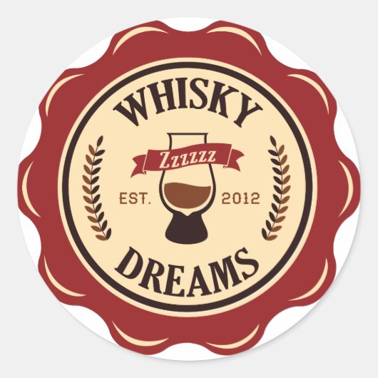 Whisky Dreams Stickers (Voorkant)
