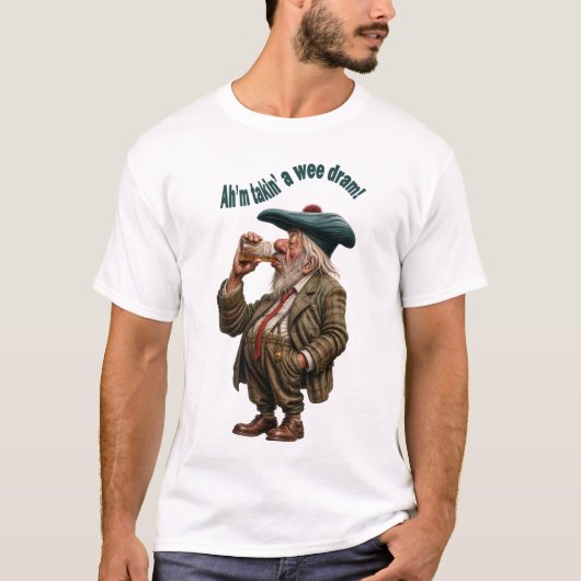 Whisky Drinker T-shirt (Voorkant)