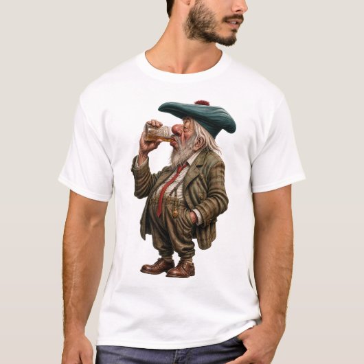 Whisky Drinker T-shirt (Voorkant)