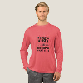 Whisky- en fotografie-enthousiast Grappig cadeau v Tri-Blend Shirt