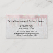 Whisky en kom | glinsterende kers visitekaartje (Achterkant)