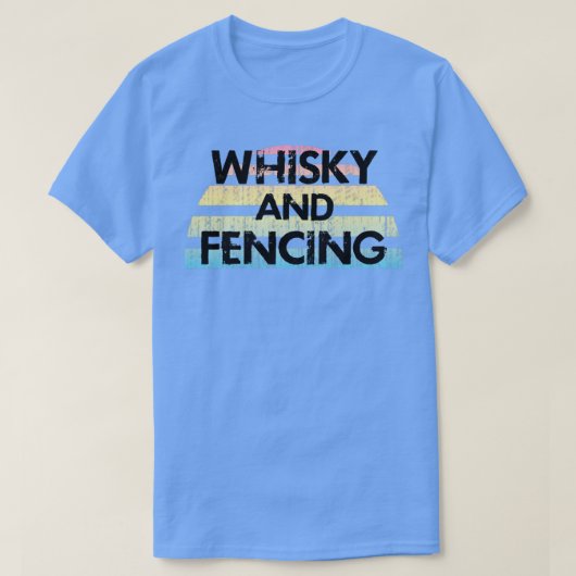 whisky en omheiningen t-shirt (Design voorkant)