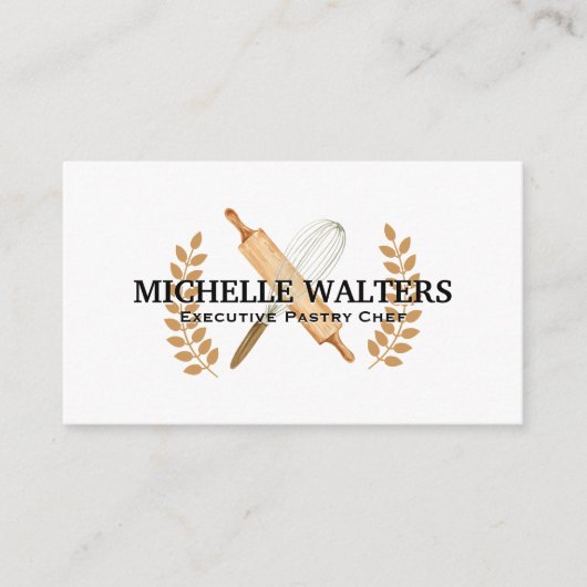 Whisky en Rolling Pin Visitekaartje (Voorkant)