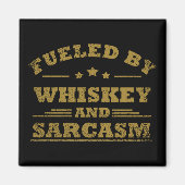 whisky en sarcasme magneet (Voorkant)