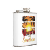 Whisky en zonneschijn, Oranje zomeralcohol Heupfles (Rechts)