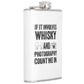 Whisky & Fotografie - Grappig Hobby Design Heupfles (Rechts)