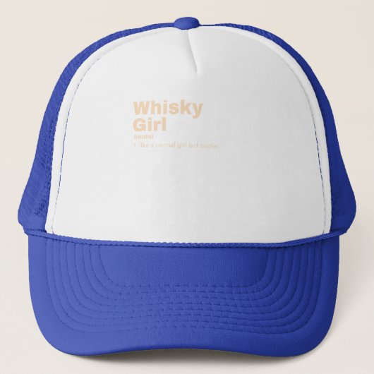 Whisky Girl - Whisky Trucker Pet (Voorkant)