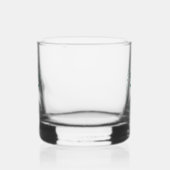 Whisky glas met het Simon's Rock zegel in groen (Links)