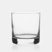 Whisky glas met het Simon's Rock zegel in groen (Rechts)