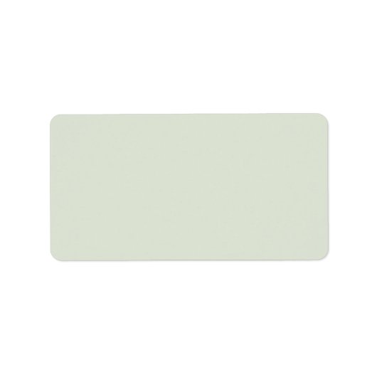 Whisky Green Solid Color Etiket (Voorkant)