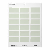 Whisky Green Solid Color Etiket (Full Sheet)