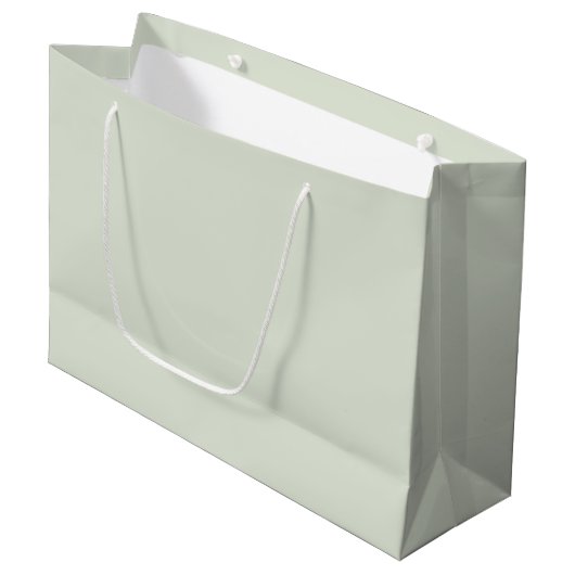 Whisky Green Solid Color Groot Cadeauzakje (Voorkant Gekanteld)