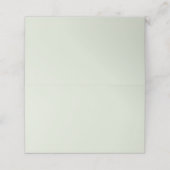 Whisky Green Solid Color Plaatskaartje (Buitenkant ongevouwen)
