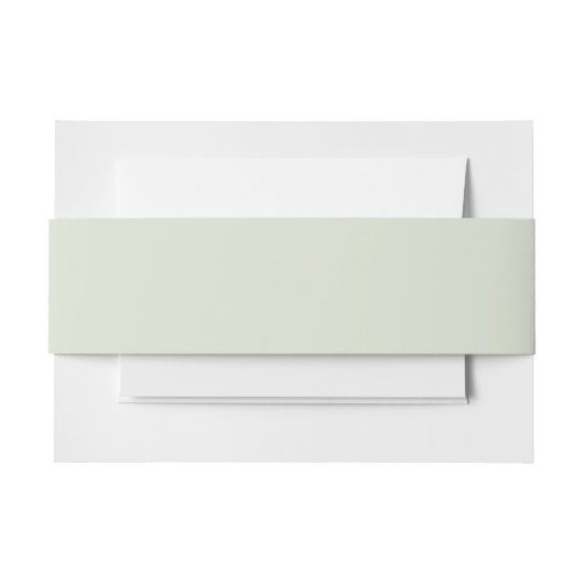 Whisky Green Solid Color Uitnodigingen Wikkel (Voorkant Voorbeeld)