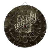 Whisky is mijn religie! dartbord (Voorkant)