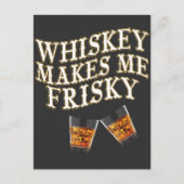 Whisky maakt me vrolijk briefkaart (Voorkant)
