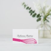 Whisky (magenta) | culinaire meester visitekaartje (Staand voorkant)