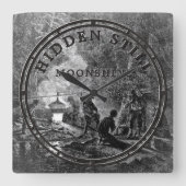  whisky nog steeds vierkante klok (Voorkant)