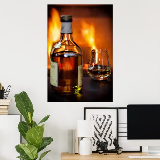 Whisky Poster (Thuiskantoor)