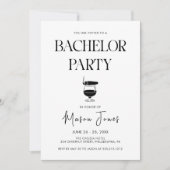 Whisky Sigaren Bachelorfeest Kaart (Voorkant)