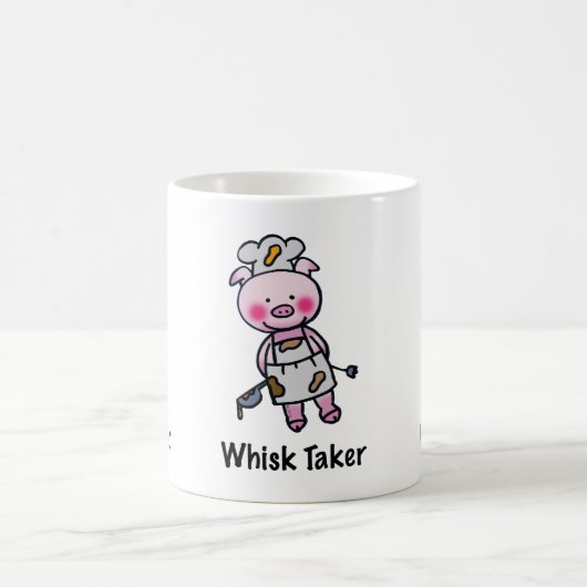Whisky Taker Pig - Grappig Chef Design Koffiemok (Center)