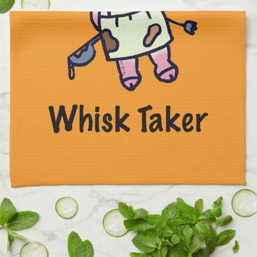 Whisky Taker Pig - Grappig Chef Design Theedoek (Gevouwen)