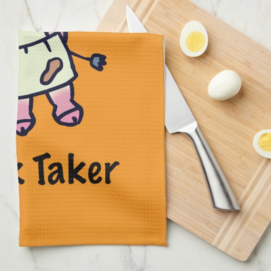 Whisky Taker Pig - Grappig Chef Design Theedoek (Quarter Fold)