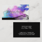 Whisky Tool | Cultuur | Waterverf goudolie Visitekaartje (Voorkant / Achterkant)