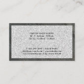 Whisky Tool | Glitter-achtergrond Visitekaartje (Achterkant)