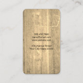 Whisky variatie Culinaire Master Hout Textuur Visitekaartje (Achterkant)