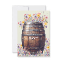 Whisky Vat Rustiek Hout Lente Bloemen