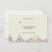 Whisky Vat Rustiek Hout Lente Bloemen RSVP Kaartje (Achterkant)