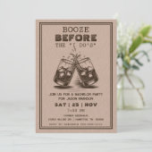 Whisky vrijgezellenfeest kaart (Staand voorkant)