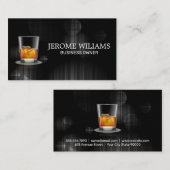 whiskyglas | Evenementenplanning Visitekaartje (Voorkant / Achterkant)