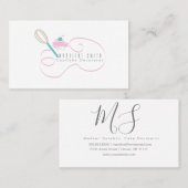 whiskykoekjes die de deklaag van het bakken vormen visitekaartje (Voorkant / Achterkant)