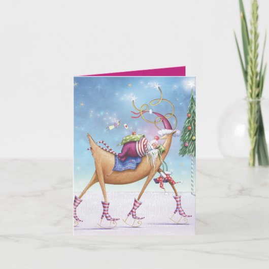 Whismical Christmas Kaart - Aas van Fairy Hearts (Voorkant)