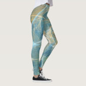 Whisper 3D Abstract fractal Leggings (Rechts)