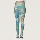 Whisper 3D Abstract fractal Leggings (Voorkant)