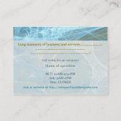 Whisper 3D Abstracte Fractal VASTGOED ADVOCAAT Visitekaartje (Achterkant)