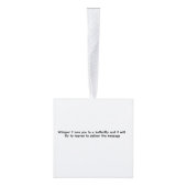 Whisper Blue Morpho Butterfly Ornament (Rechts)