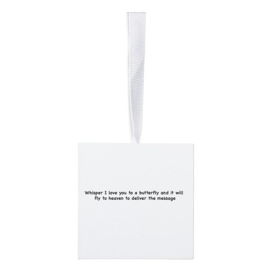 Whisper Blue Morpho Butterfly Ornament (Rechts)