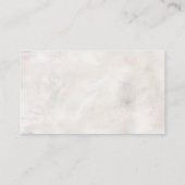 Whisper & Blush Bruiloft Online RSVP-kaart Visitekaartje (Achterkant)