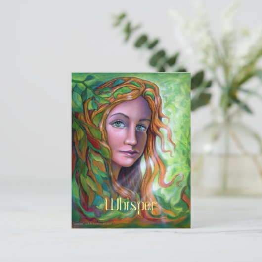 Whisper briefkaart van Mike Winterbauer (Staand voorkant)