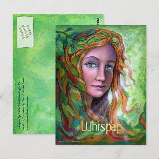 Whisper briefkaart van Mike Winterbauer (Voorkant / Achterkant)