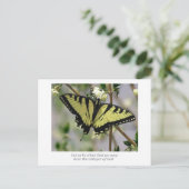 Whisper Butterfly Briefkaart (Staand voorkant)