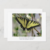 Whisper Butterfly Briefkaart (Voorkant / Achterkant)